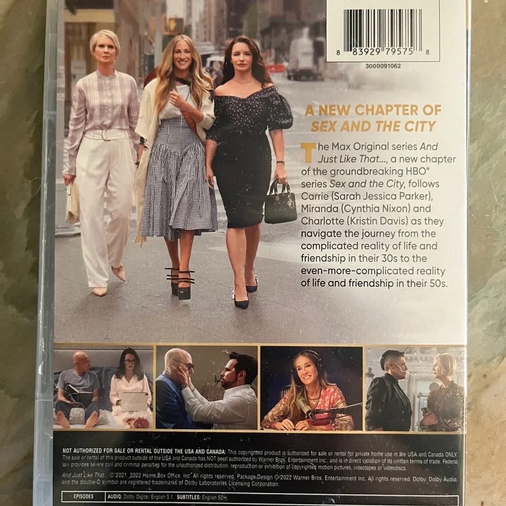 And Just Like That DVD